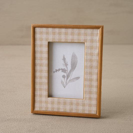 Maren Gingham Photo Frame